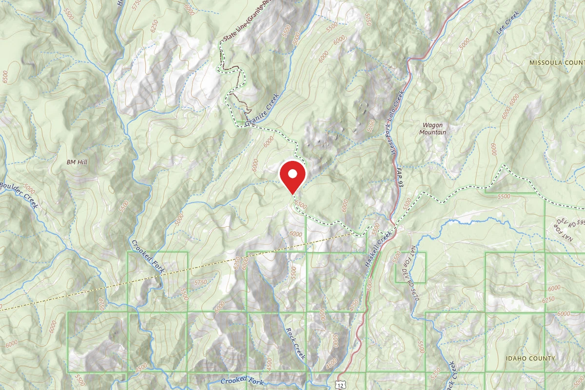 Nez Perce-Clearwater Dispersed Campsite POW595RD-005