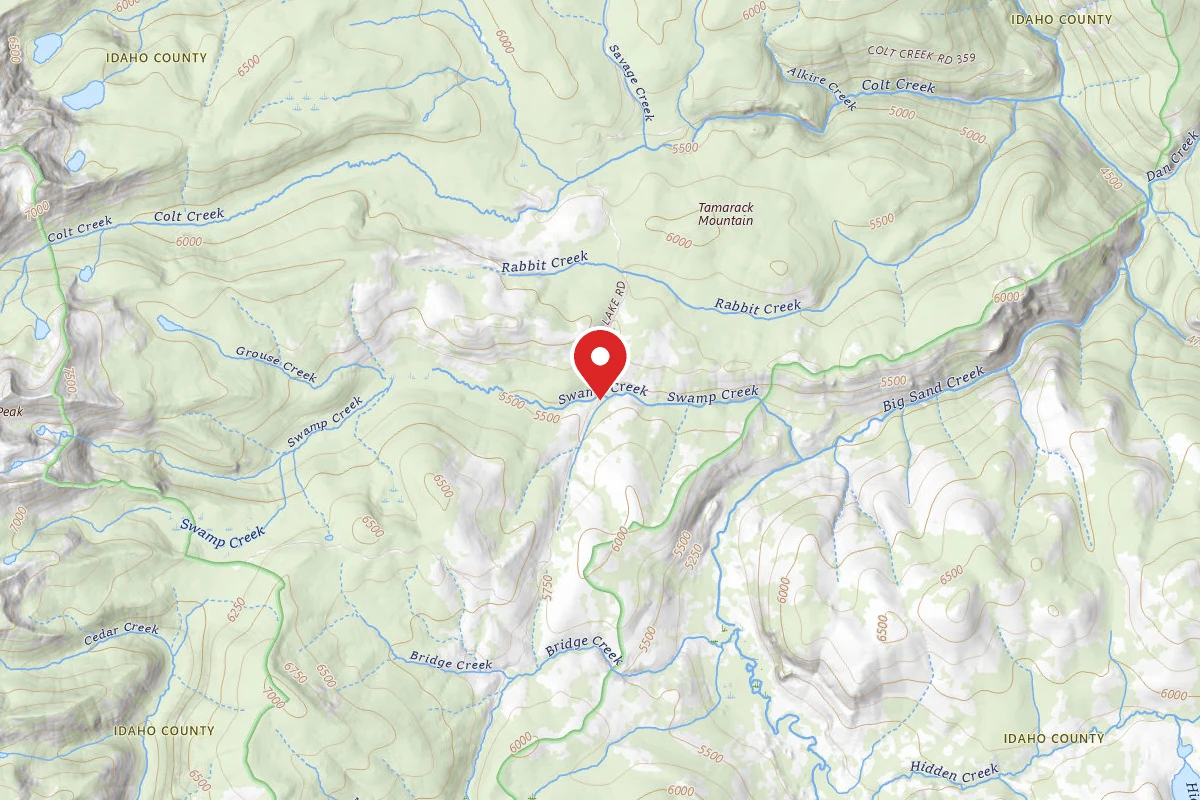 Nez Perce-Clearwater Dispersed Campsite POW111RD-012