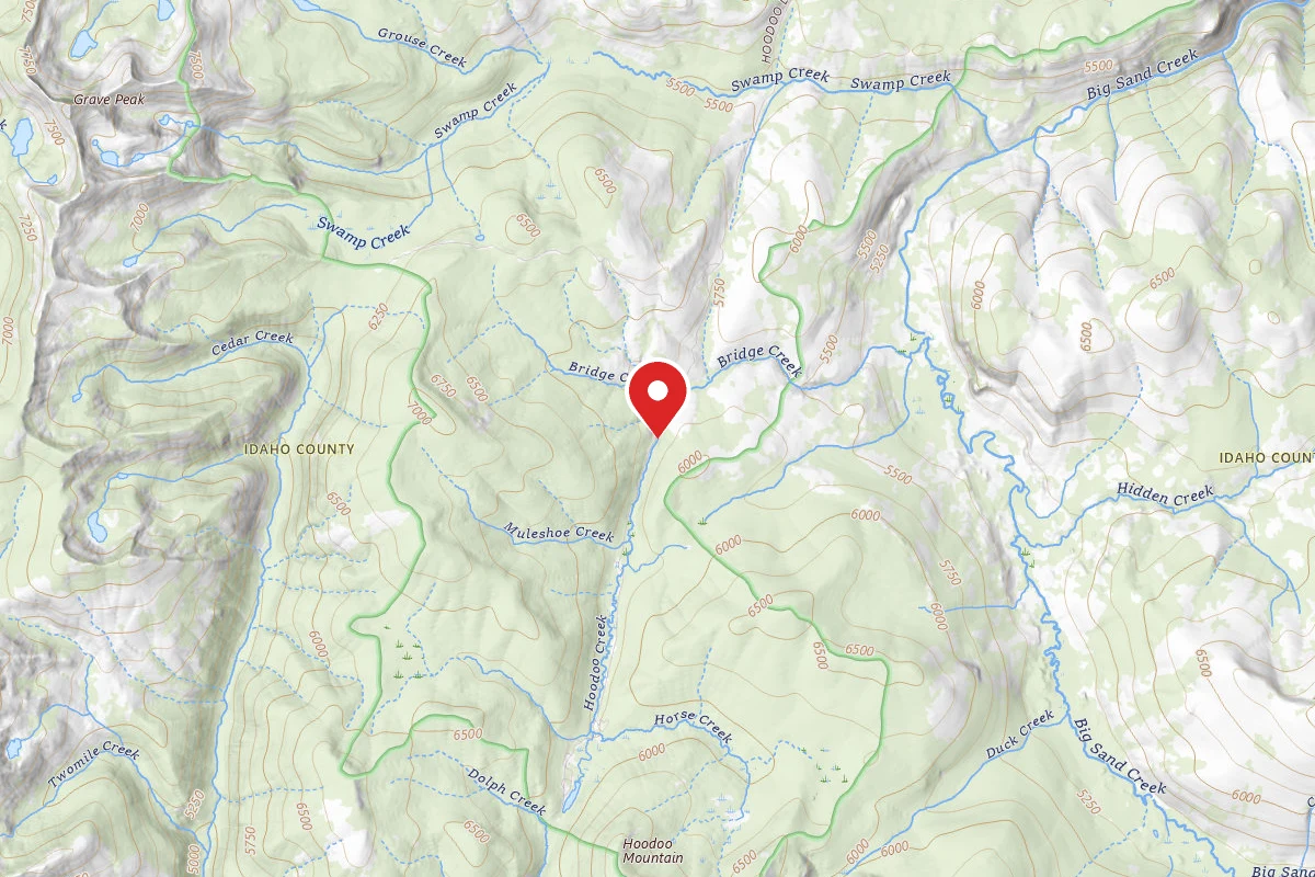 Nez Perce-Clearwater Dispersed Campsite POW111RD-013