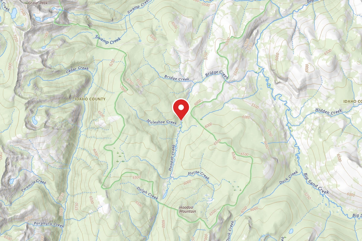 Nez Perce-Clearwater Dispersed Campsite POW111RD-014