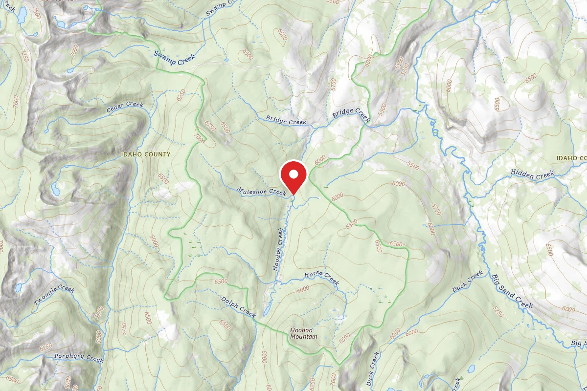 Nez Perce-Clearwater Dispersed Campsite POW111RD-015