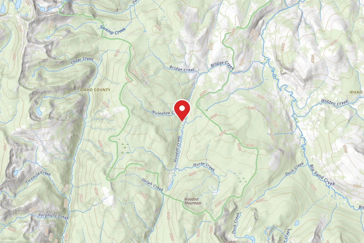 Nez Perce-Clearwater Dispersed Campsite POW111RD-016