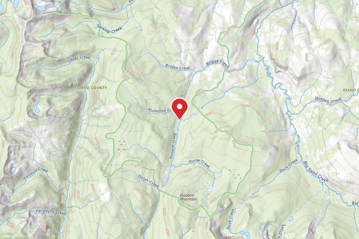 Nez Perce-Clearwater Dispersed Campsite POW111RD-017
