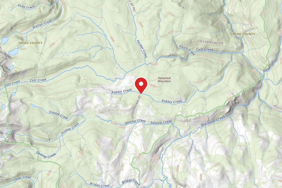 Nez Perce-Clearwater Dispersed Campsite POW111RD-010