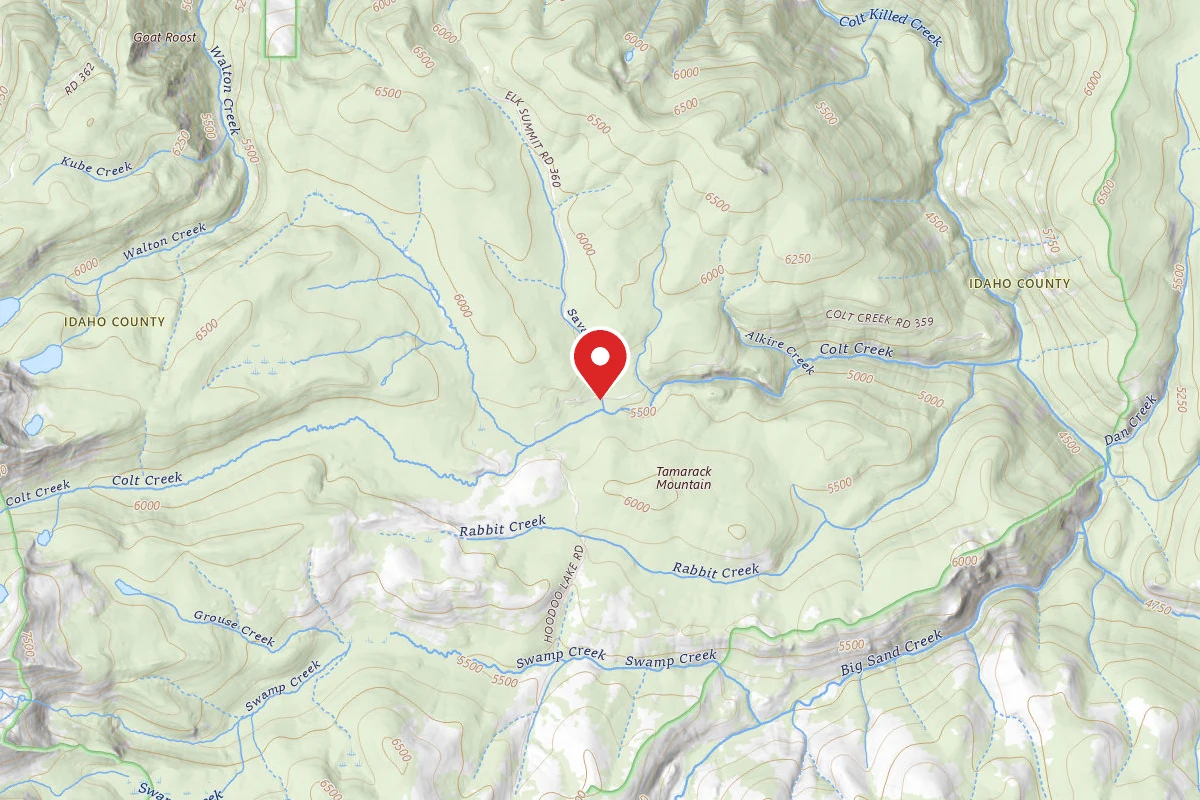 Nez Perce-Clearwater Dispersed Campsite POW359RD-001