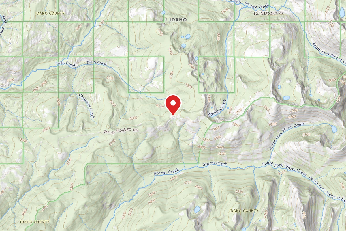 Nez Perce-Clearwater Dispersed Campsite POW369RD-011