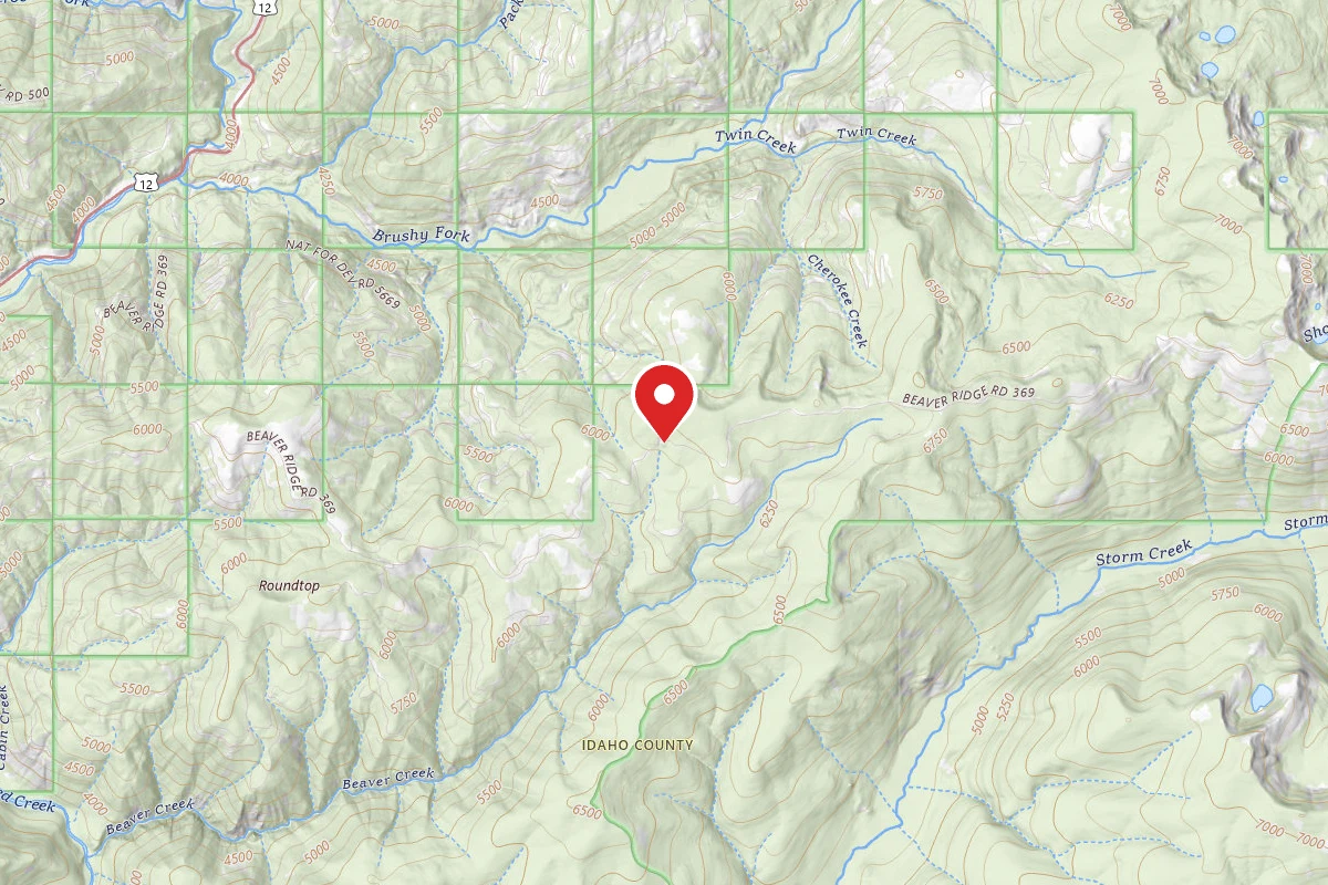Nez Perce-Clearwater Dispersed Campsite POW369RD-005