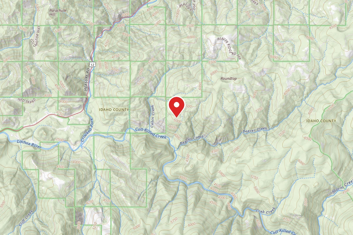 Nez Perce-Clearwater Dispersed Campsite POW368RD-002