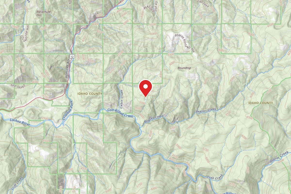 Nez Perce-Clearwater Dispersed Campsite POW368RD-003