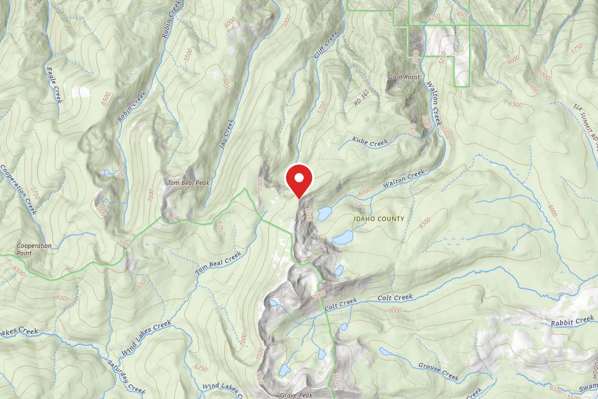 Nez Perce-Clearwater Dispersed Campsite POW79TR-001