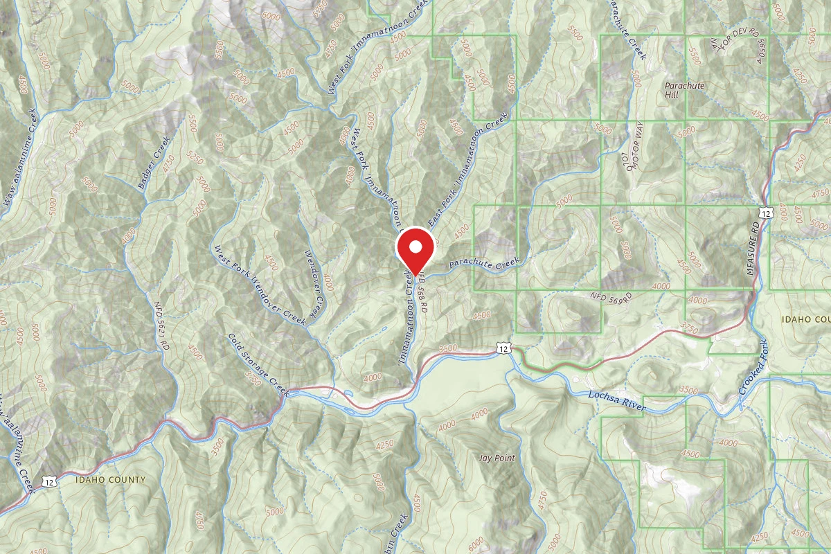 Nez Perce-Clearwater Dispersed Campsite POW586RD-002