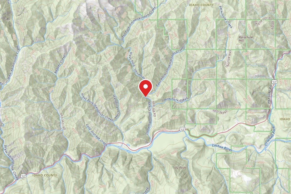 Nez Perce-Clearwater Dispersed Campsite POW586RD-003
