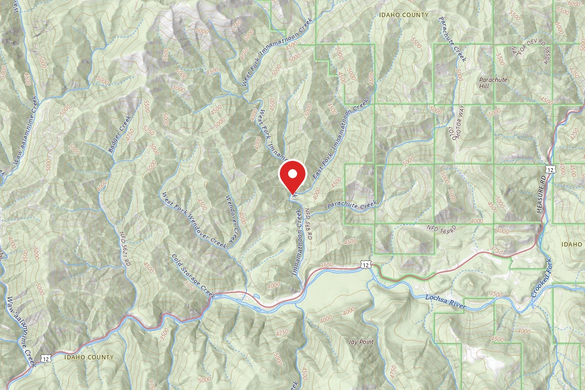 Nez Perce-Clearwater Dispersed Campsite POW586RD-004