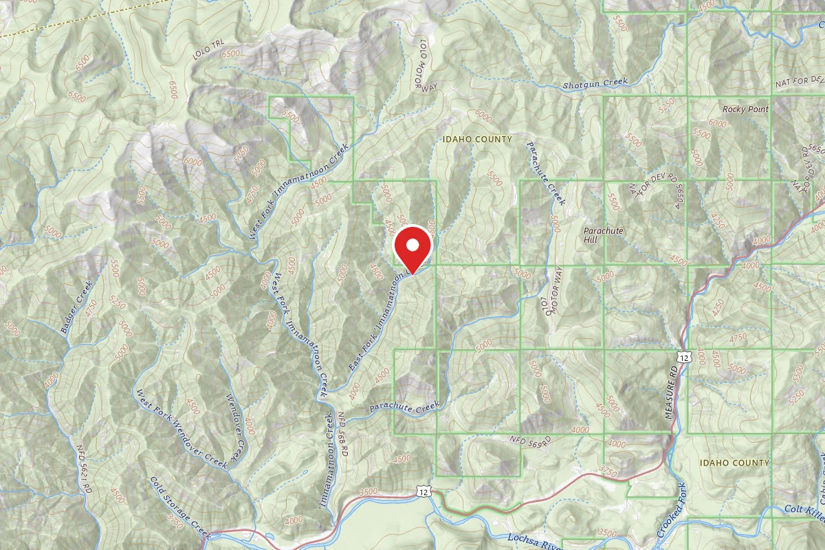 Nez Perce-Clearwater Dispersed Campsite POW586RD-005
