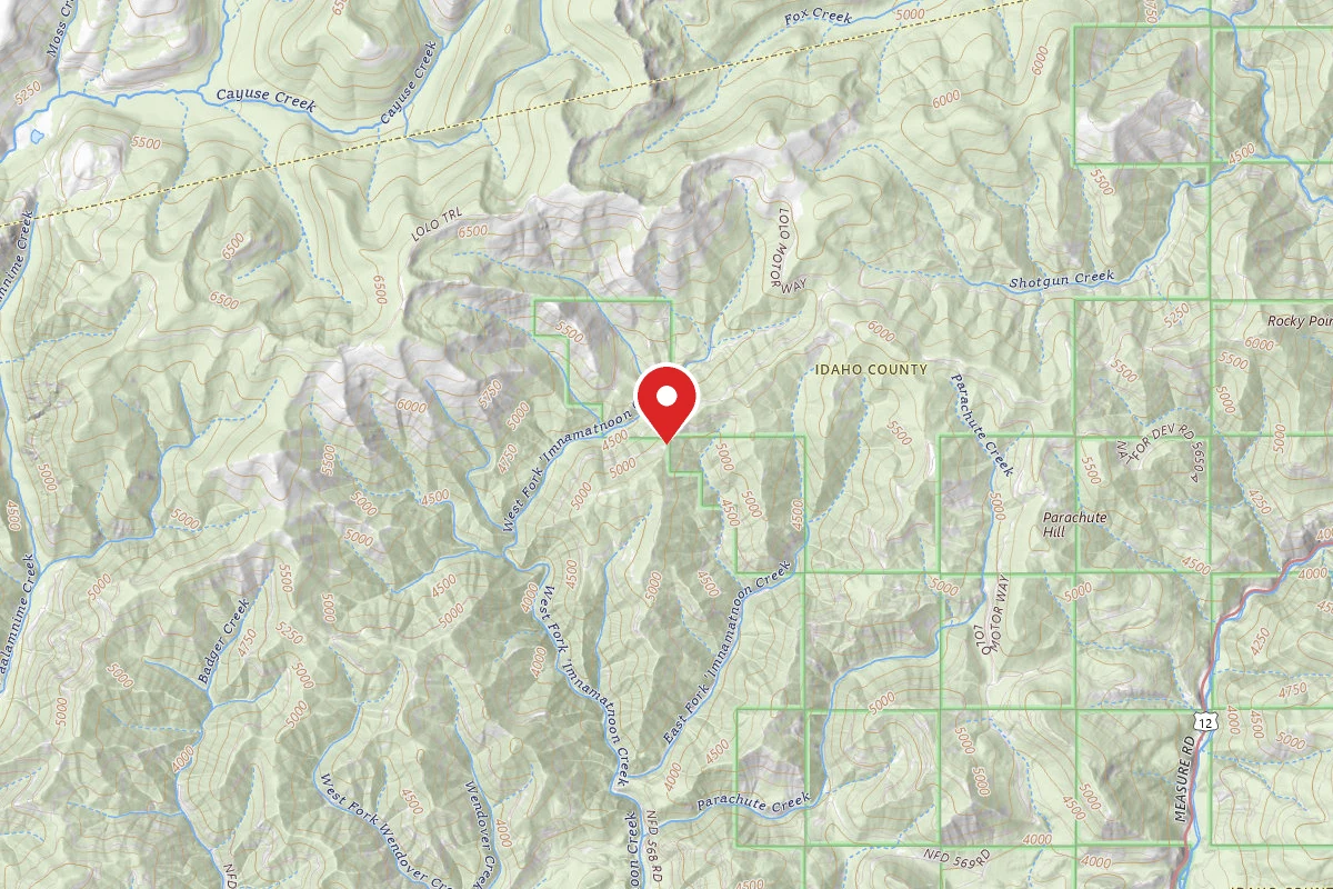 Nez Perce-Clearwater Dispersed Campsite POW586RD-006