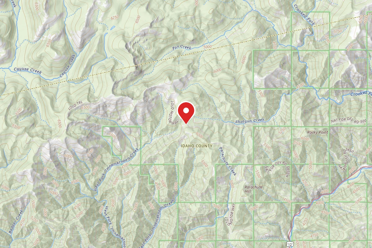 Nez Perce-Clearwater Dispersed Campsite POW586RD-007