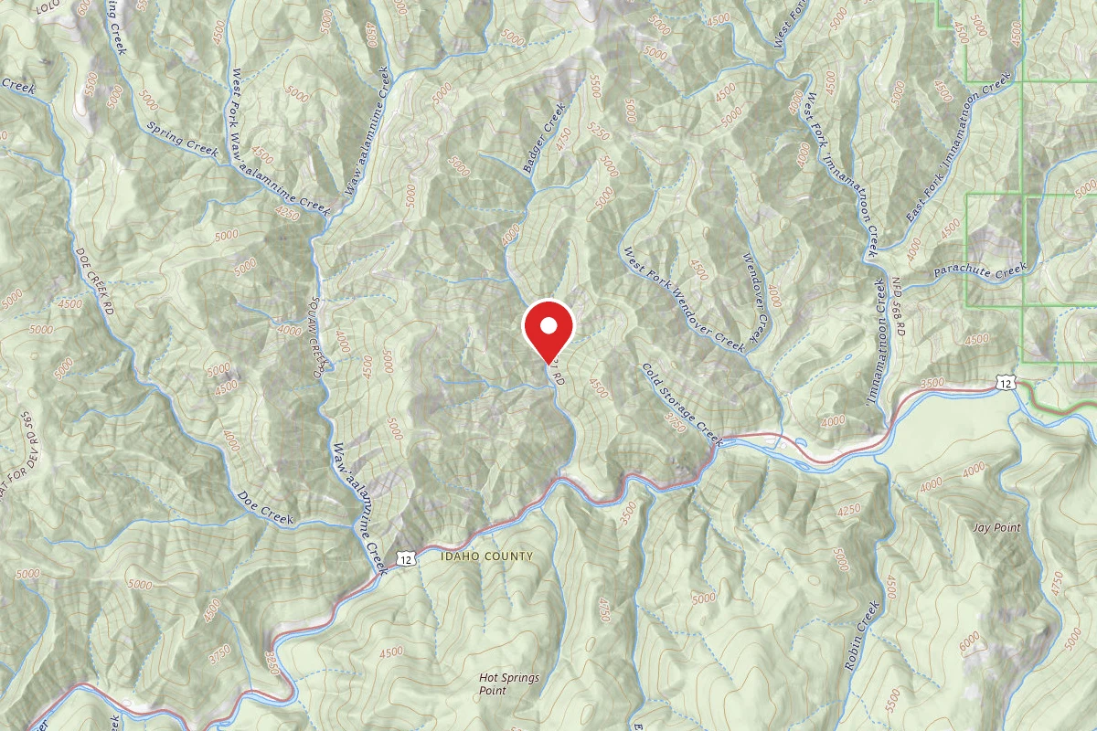 Nez Perce-Clearwater Dispersed Campsite POW5621RD-004