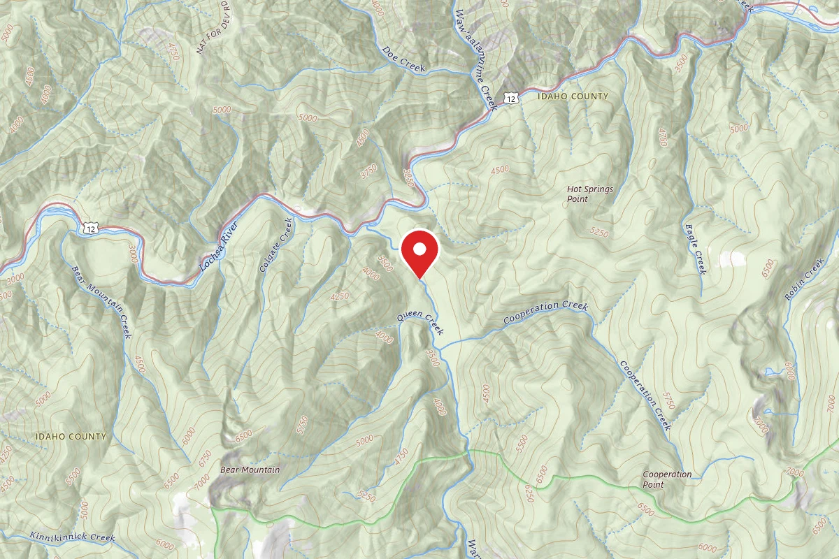 Nez Perce-Clearwater Dispersed Campsite POW49TR-001