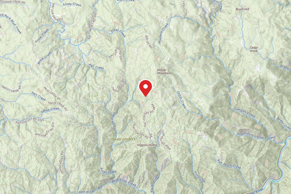 Nez Perce-Clearwater Dispersed Campsite LOC486RD-001