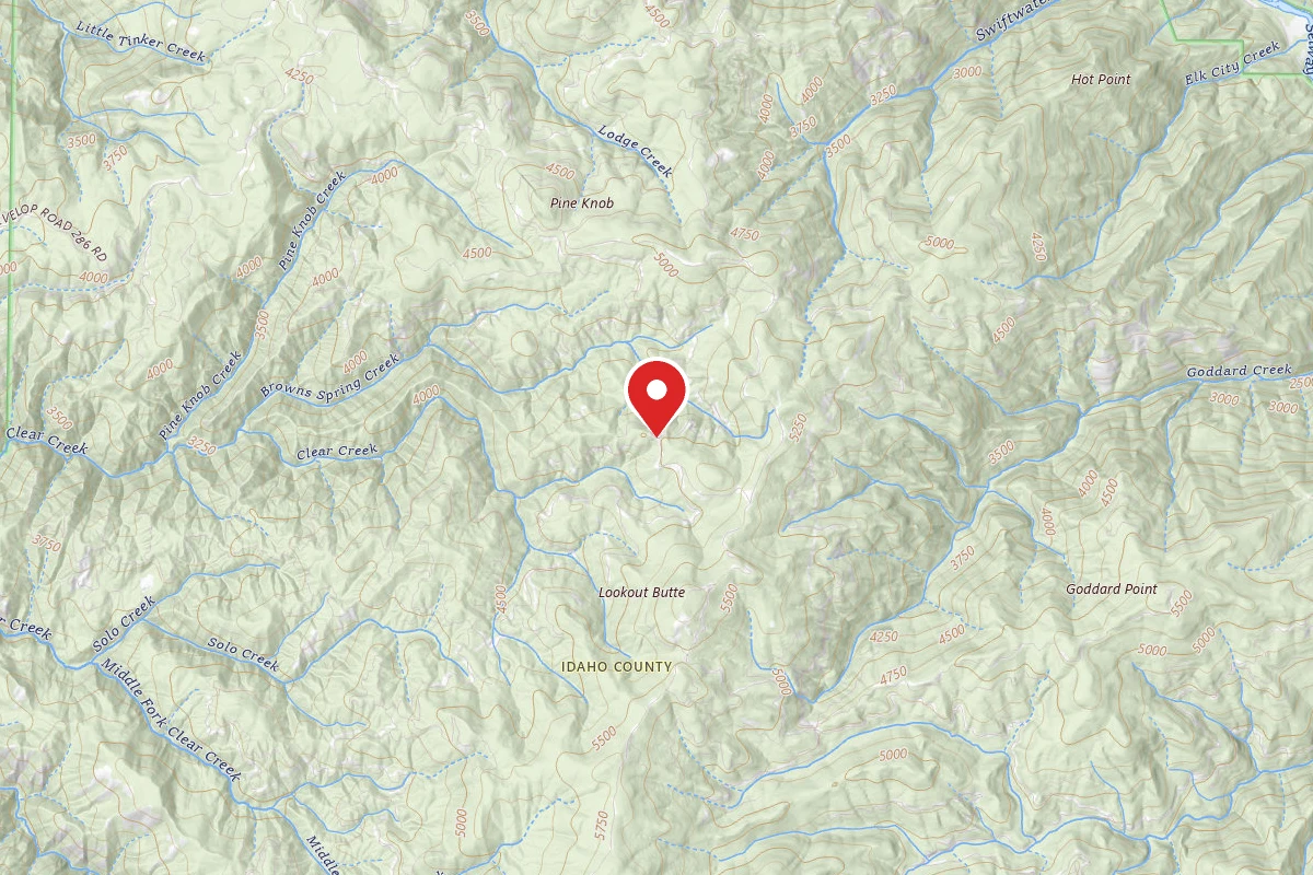 Nez Perce-Clearwater Dispersed Campsite CW470RD-003