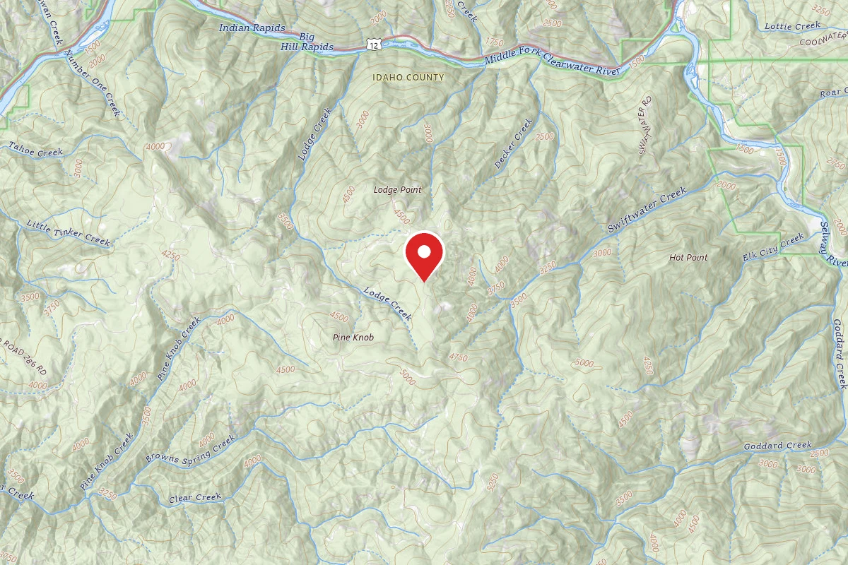 Nez Perce-Clearwater Dispersed Campsite CW470RD-001