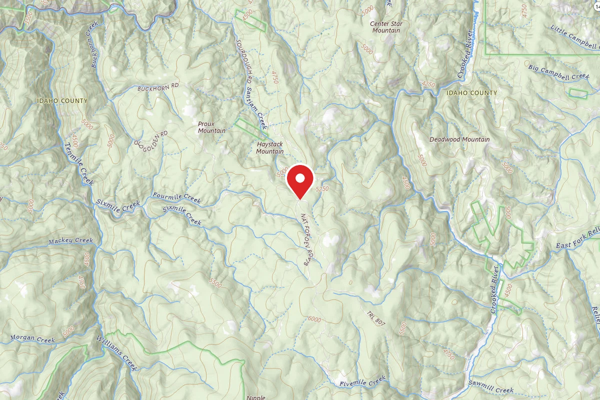 Nez Perce-Clearwater Dispersed Campsite RR492RD-004