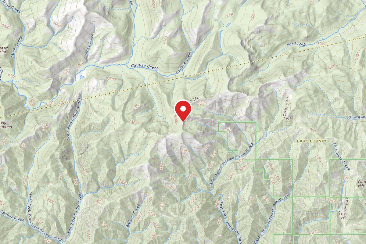 Nez Perce-Clearwater Dispersed Campsite POW500RD-002
