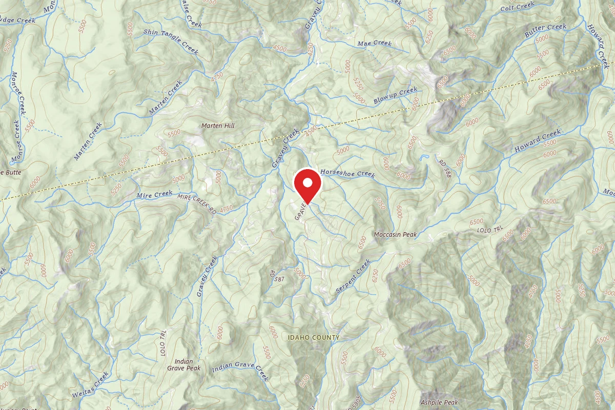 Nez Perce-Clearwater Dispersed Campsite POW107RD-003
