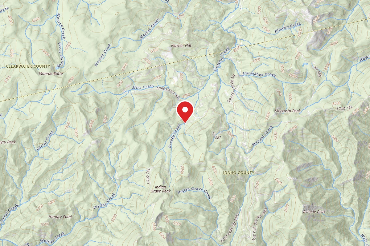 Nez Perce-Clearwater Dispersed Campsite POW587RD-002