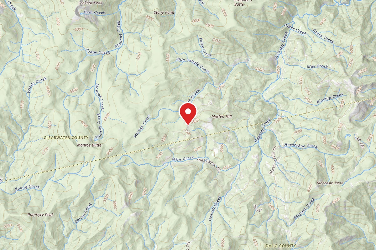 Nez Perce-Clearwater Dispersed Campsite POW587RD-004