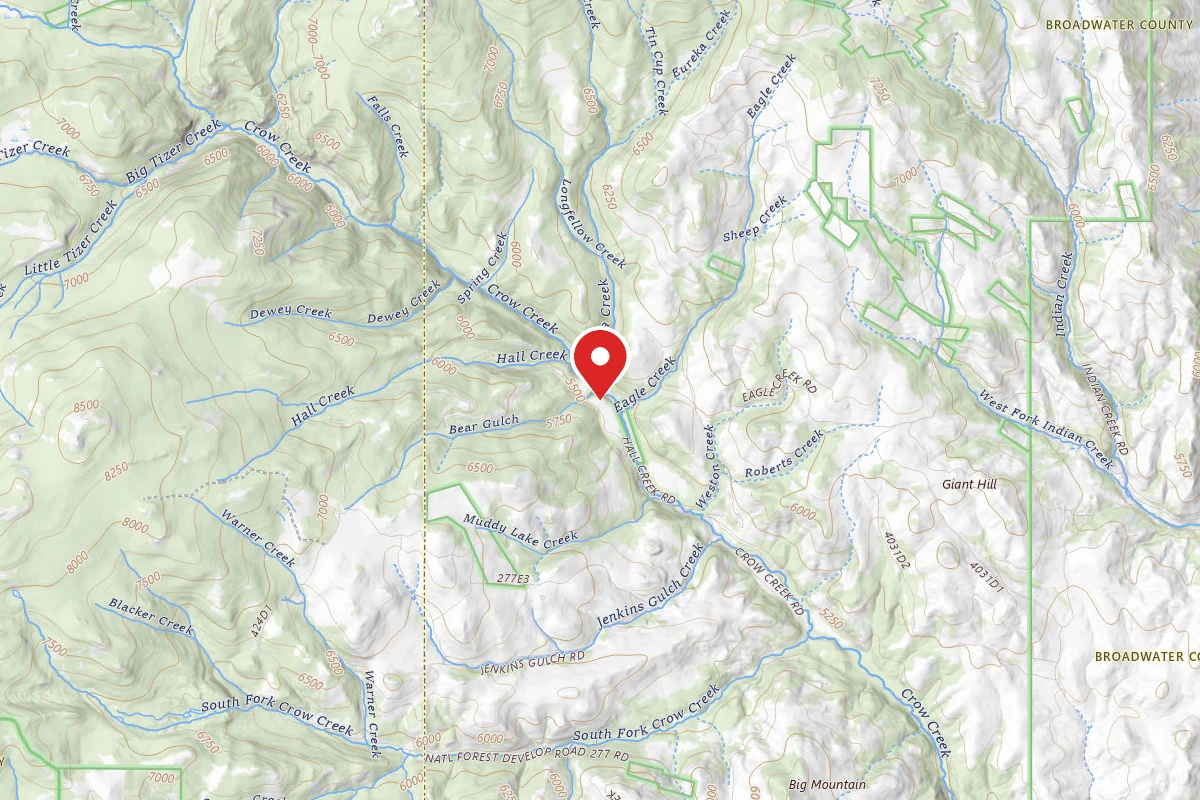 Helena-Lewis and Clark Dispersed Campsite NCROW01