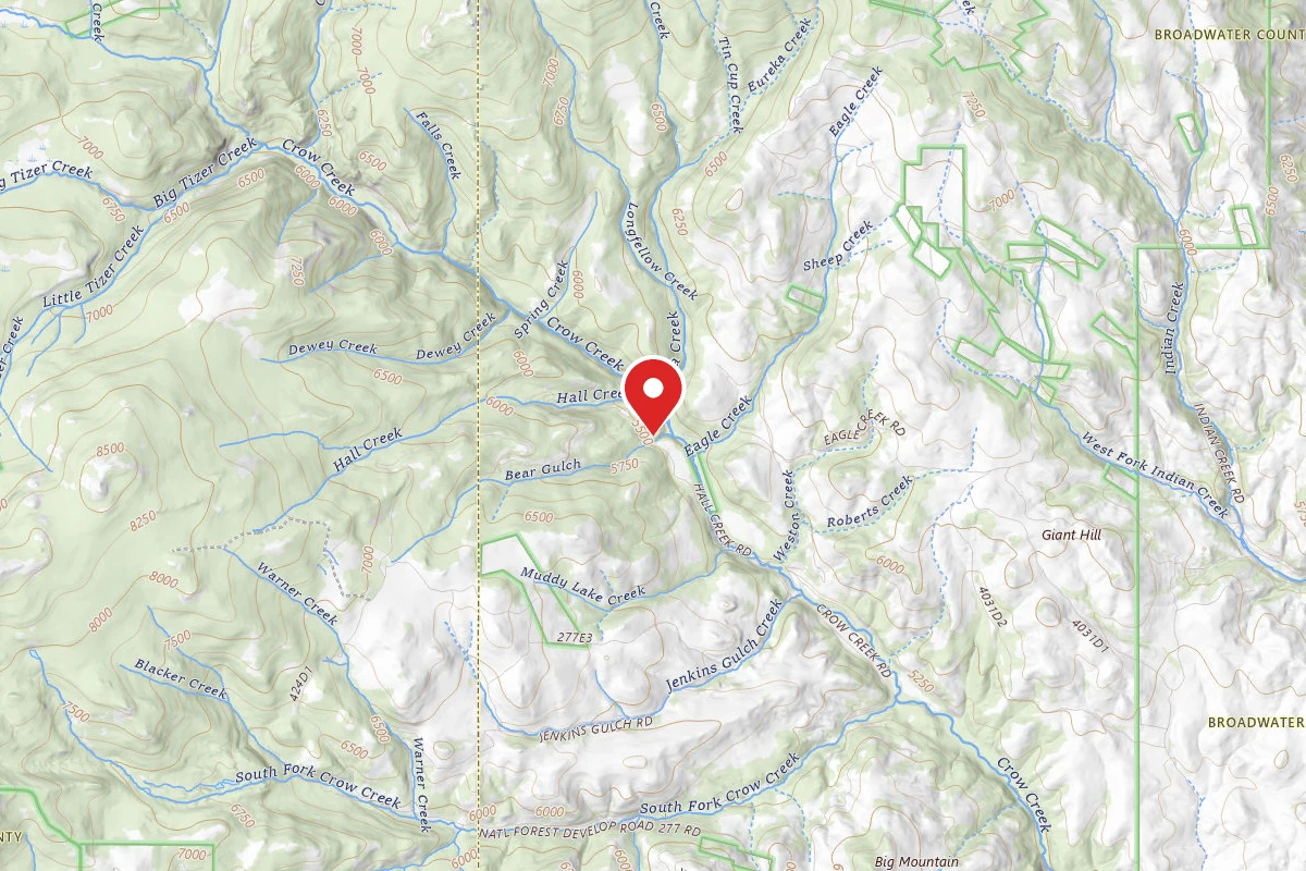 Helena-Lewis and Clark Dispersed Campsite NCROW02A