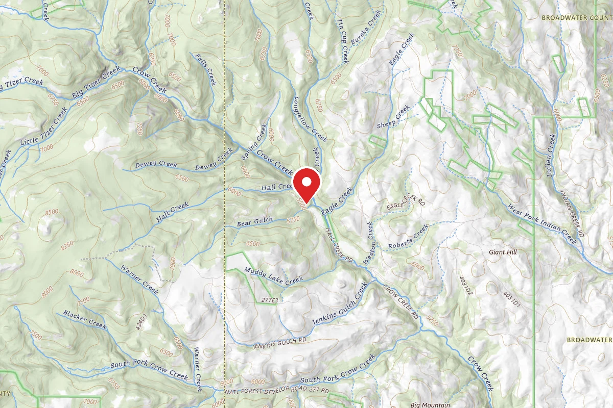 Helena-Lewis and Clark Dispersed Campsite NCROW02B