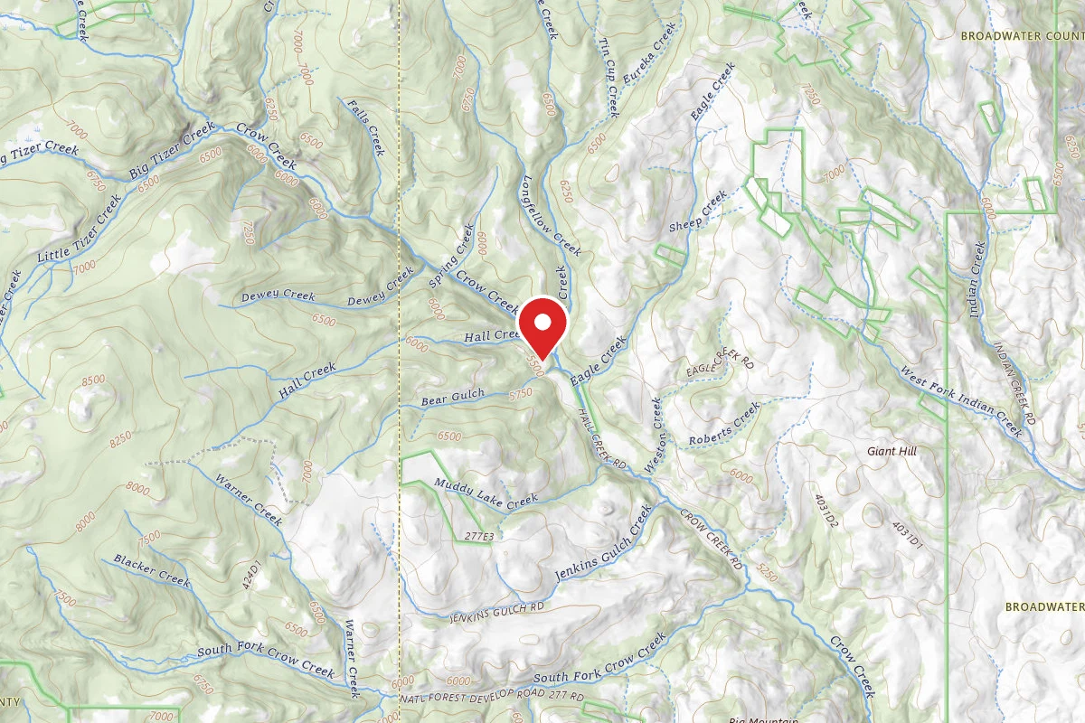 Helena-Lewis and Clark Dispersed Campsite NCROW02C