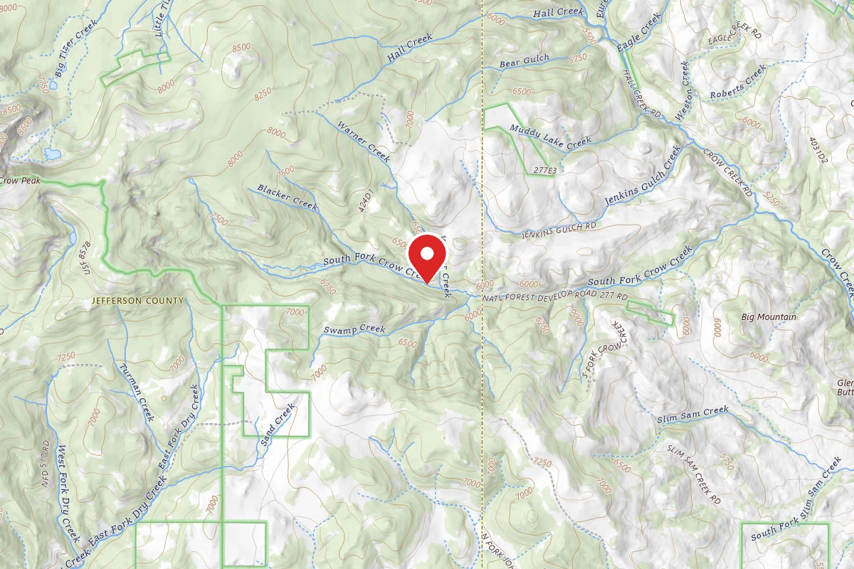 Helena-Lewis and Clark Dispersed Campsite SCROW05
