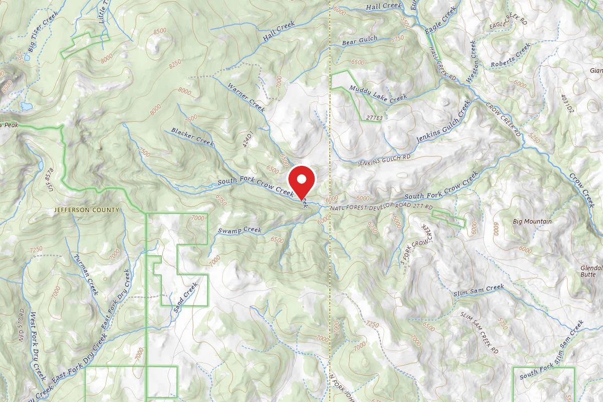 Helena-Lewis and Clark Dispersed Campsite SCROW06