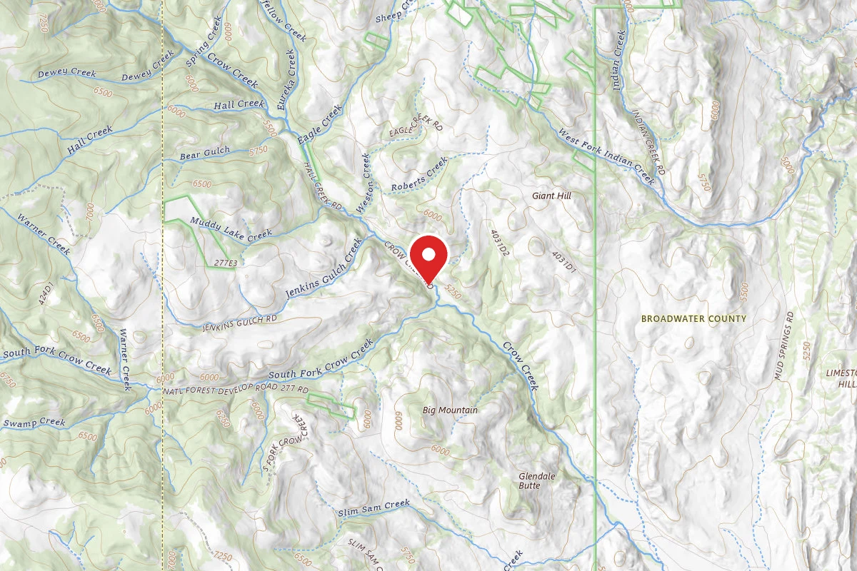 Helena-Lewis and Clark Dispersed Campsite ECROW10B