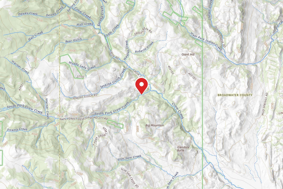 Helena-Lewis and Clark Dispersed Campsite ECROW11A