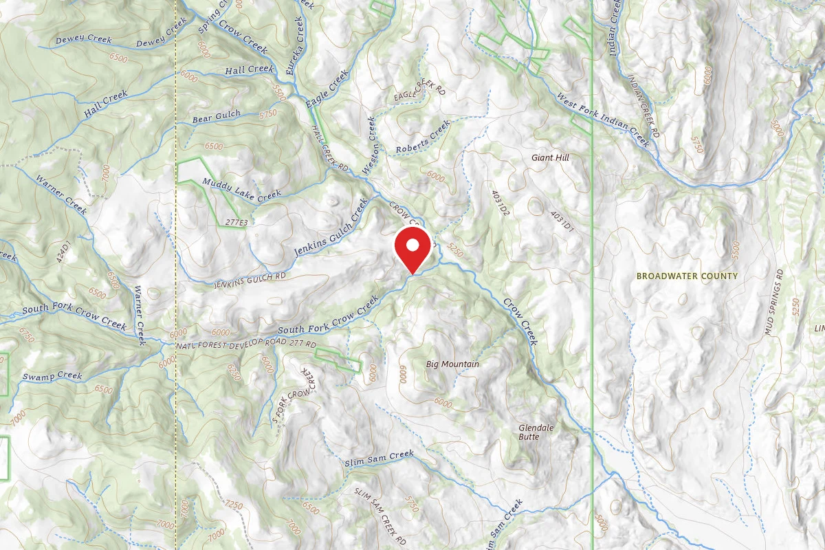 Helena-Lewis and Clark Dispersed Campsite ECROW11B