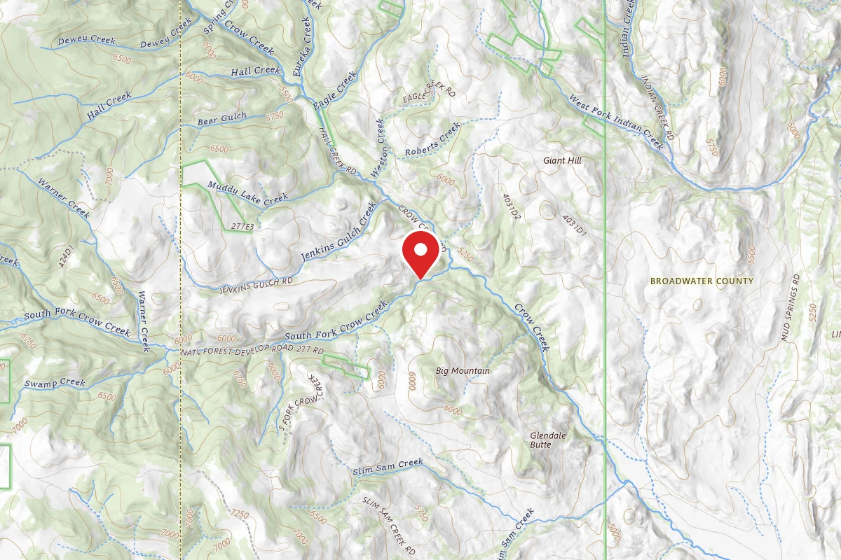 Helena-Lewis and Clark Dispersed Campsite ECROW11C