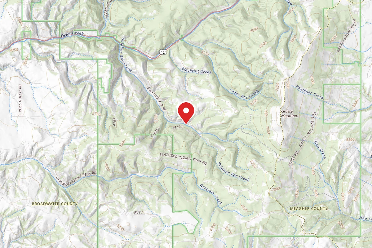 Helena-Lewis and Clark Dispersed Campsite SULPHUR02