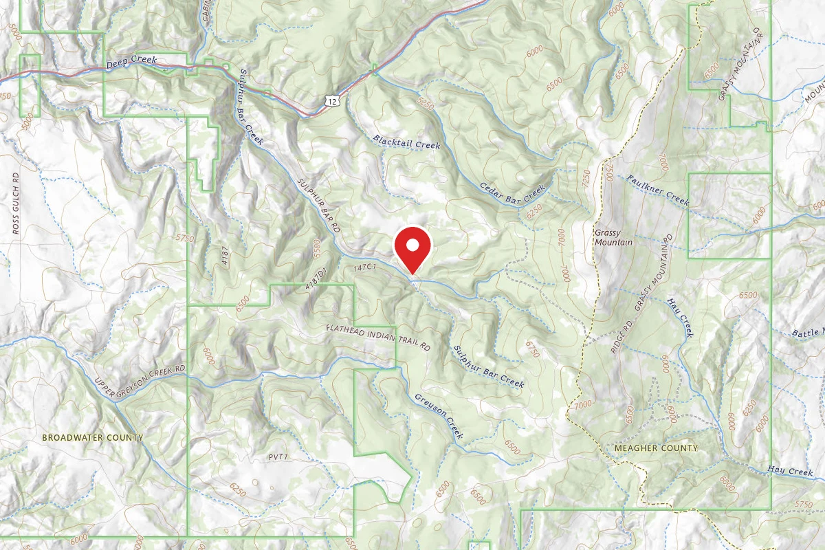 Helena-Lewis and Clark Dispersed Campsite SULPHUR03
