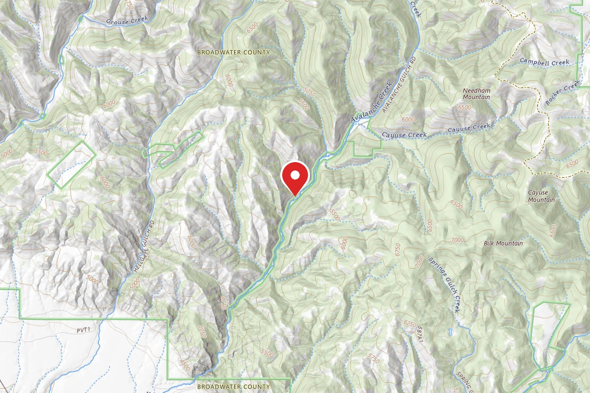 Helena-Lewis and Clark Dispersed Campsite AVALANCHE13