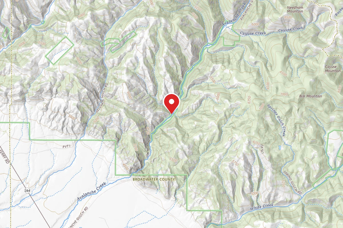 Helena-Lewis and Clark Dispersed Campsite AVALANCHE14