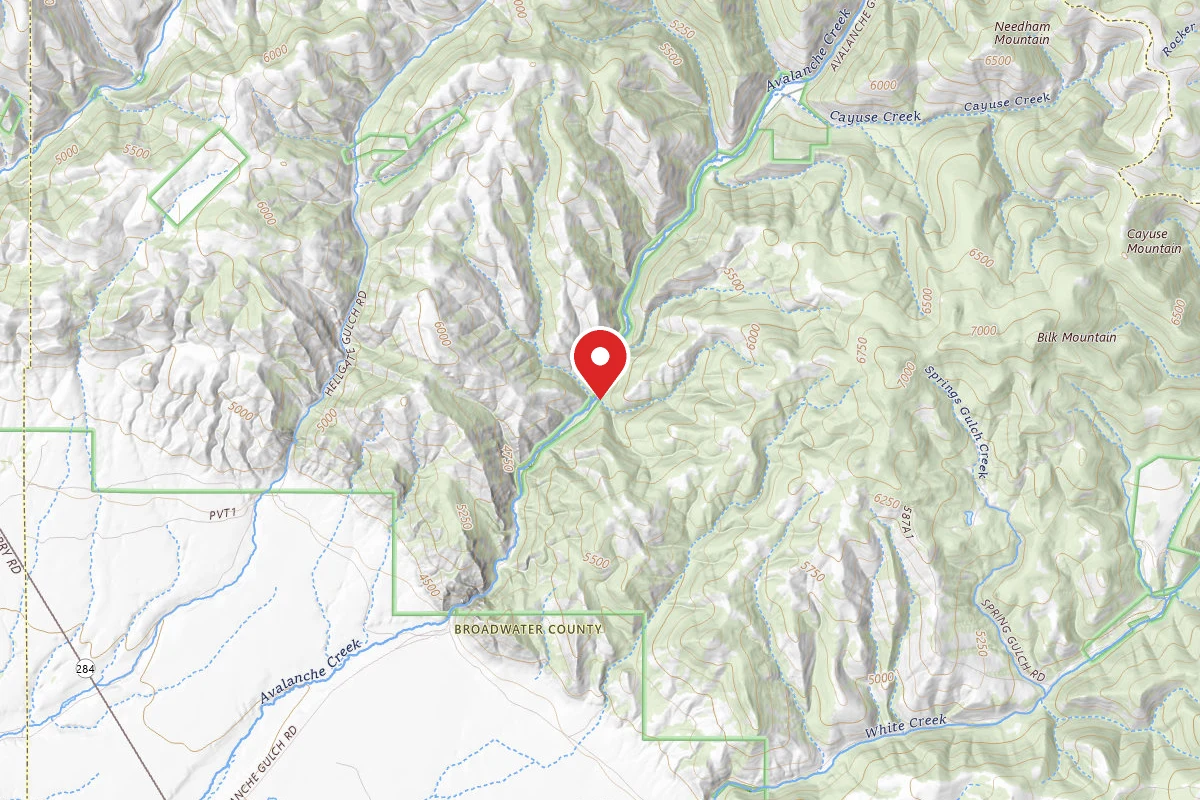 Helena-Lewis and Clark Dispersed Campsite AVALANCHE15
