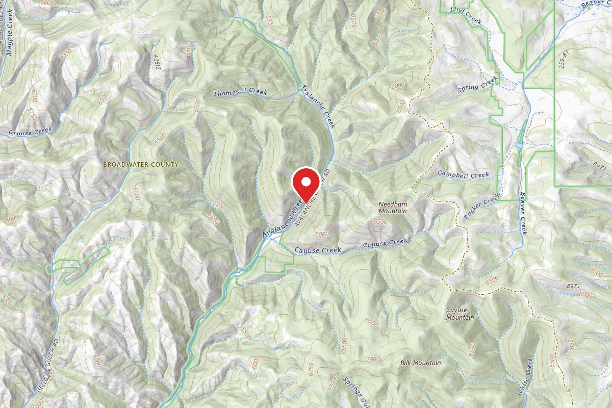 Helena-Lewis and Clark Dispersed Campsite AVALANCHE20