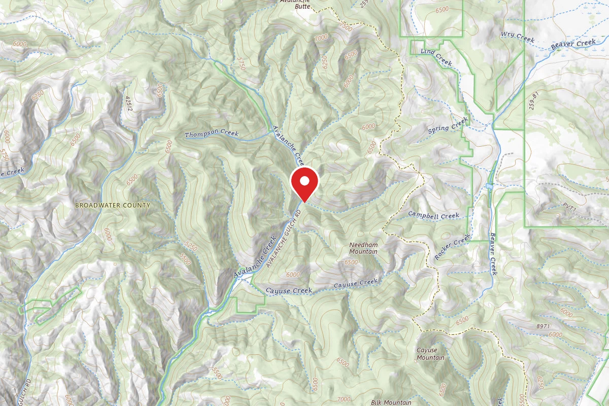 Helena-Lewis and Clark Dispersed Campsite AVALANCHE21A