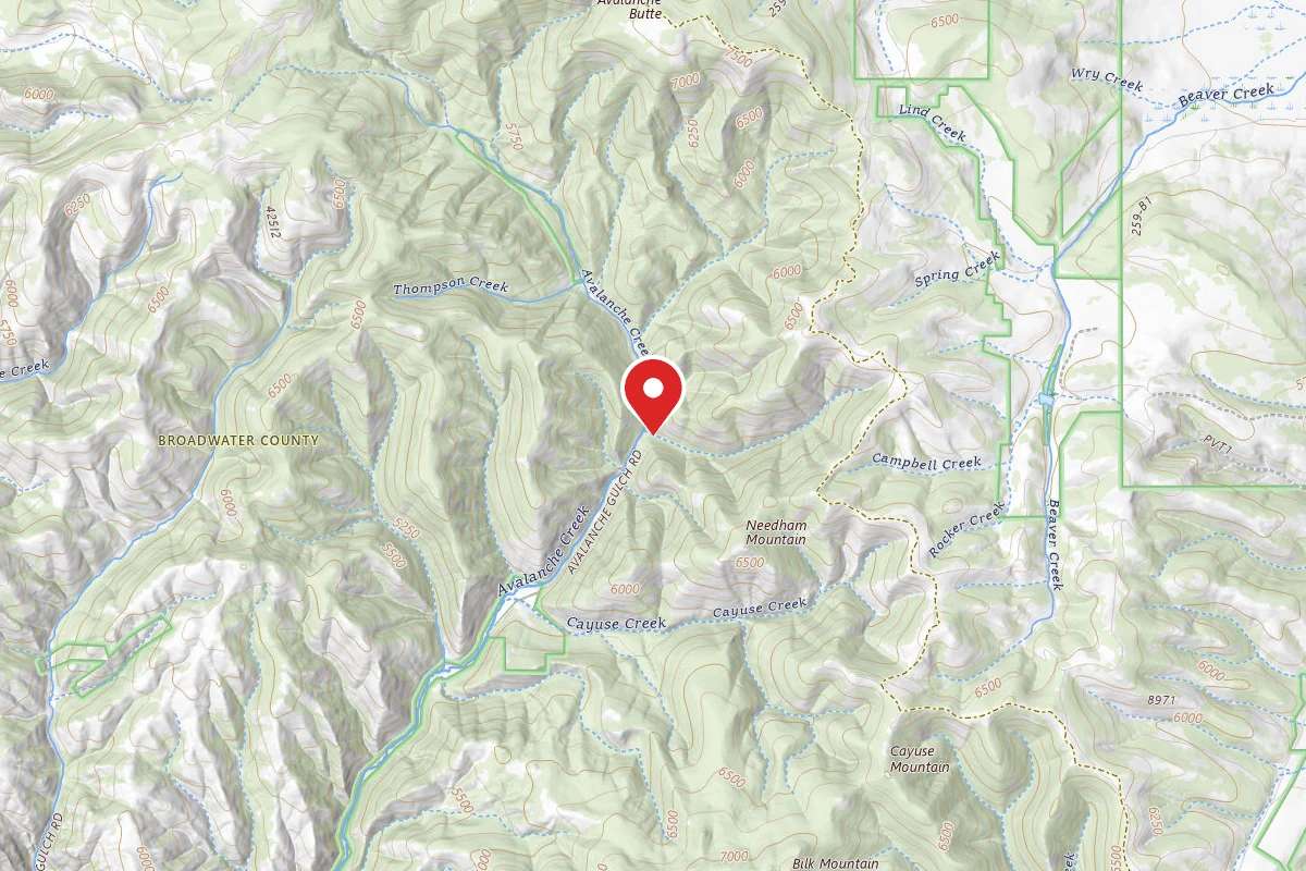 Helena-Lewis and Clark Dispersed Campsite AVALANCHE21B