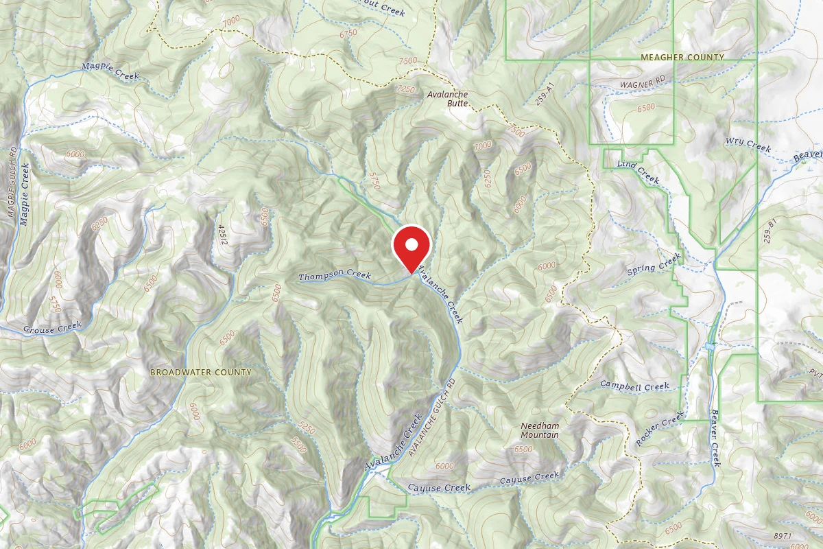 Helena-Lewis and Clark Dispersed Campsite AVALANCHE22