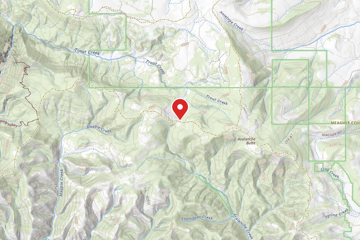 Helena-Lewis and Clark Dispersed Campsite AVALANCHE24